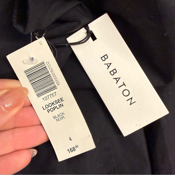 Aritzia Babaton Looksee Poplin Dress in Black - Picture 14 of 14